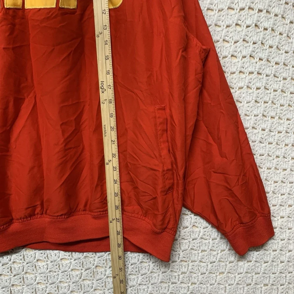 Kansas City Chiefs NFL Windbreak Pullover Jacket Mens 3X Red‎ Long Sleeve V Nevk